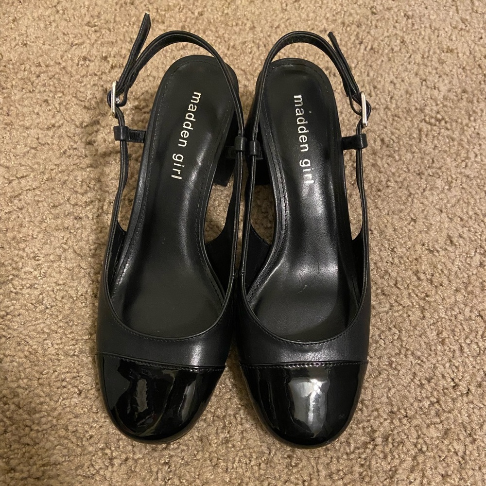 Madden Girl Black Heels